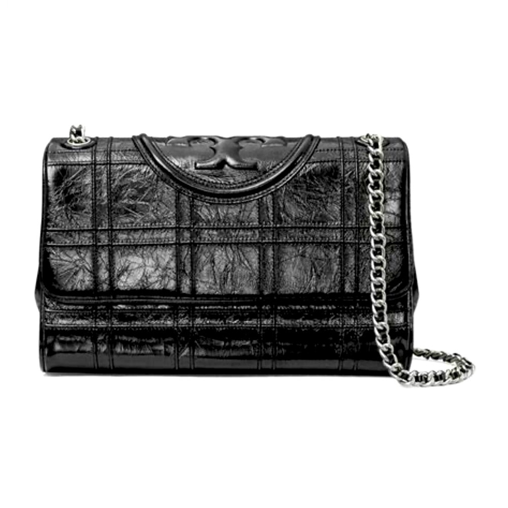 Fleming Soft Metallic Quilt Convertible Shoulder Bag